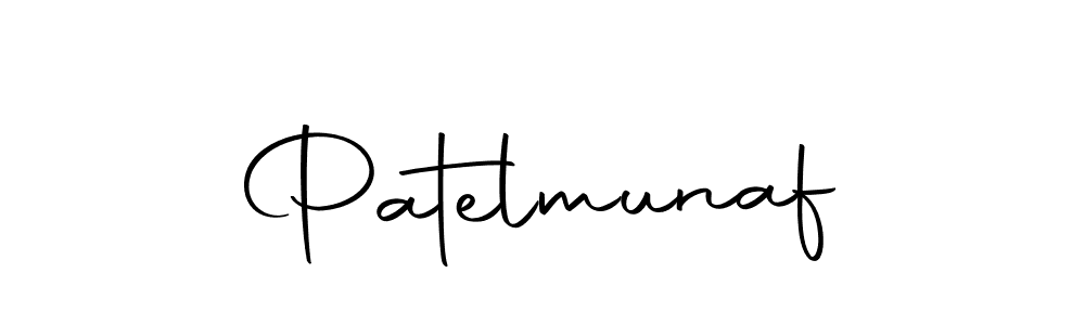 How to make Patelmunaf signature? Autography-DOLnW is a professional autograph style. Create handwritten signature for Patelmunaf name. Patelmunaf signature style 10 images and pictures png