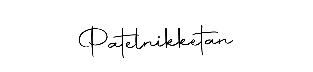 Create a beautiful signature design for name Patelnikketan. With this signature (Autography-DOLnW) fonts, you can make a handwritten signature for free. Patelnikketan signature style 10 images and pictures png