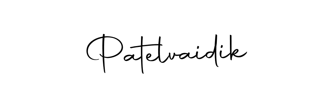 The best way (Autography-DOLnW) to make a short signature is to pick only two or three words in your name. The name Patelvaidik include a total of six letters. For converting this name. Patelvaidik signature style 10 images and pictures png