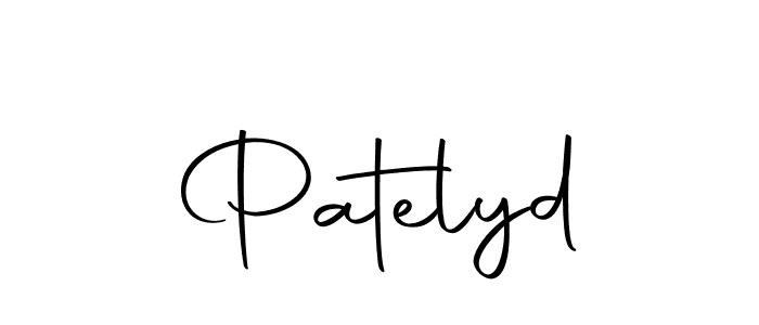 How to make Patelyd signature? Autography-DOLnW is a professional autograph style. Create handwritten signature for Patelyd name. Patelyd signature style 10 images and pictures png