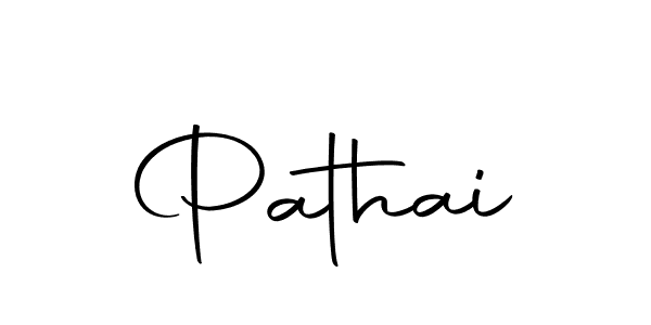 Design your own signature with our free online signature maker. With this signature software, you can create a handwritten (Autography-DOLnW) signature for name Pathai. Pathai signature style 10 images and pictures png