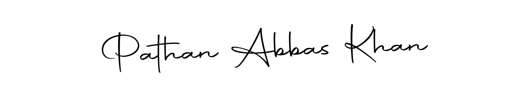 Make a beautiful signature design for name Pathan Abbas Khan. With this signature (Autography-DOLnW) style, you can create a handwritten signature for free. Pathan Abbas Khan signature style 10 images and pictures png