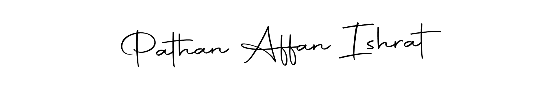 Design your own signature with our free online signature maker. With this signature software, you can create a handwritten (Autography-DOLnW) signature for name Pathan Affan Ishrat. Pathan Affan Ishrat signature style 10 images and pictures png