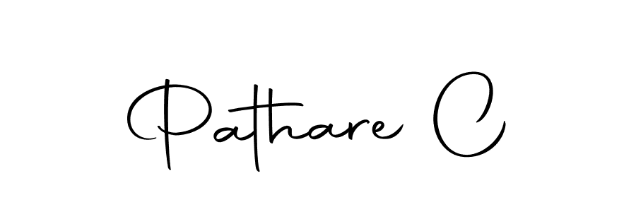 if you are searching for the best signature style for your name Pathare C. so please give up your signature search. here we have designed multiple signature styles  using Autography-DOLnW. Pathare C signature style 10 images and pictures png