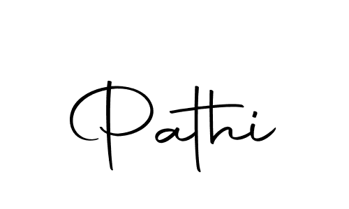 How to make Pathi signature? Autography-DOLnW is a professional autograph style. Create handwritten signature for Pathi name. Pathi signature style 10 images and pictures png
