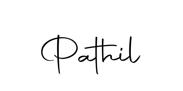 Use a signature maker to create a handwritten signature online. With this signature software, you can design (Autography-DOLnW) your own signature for name Pathil. Pathil signature style 10 images and pictures png