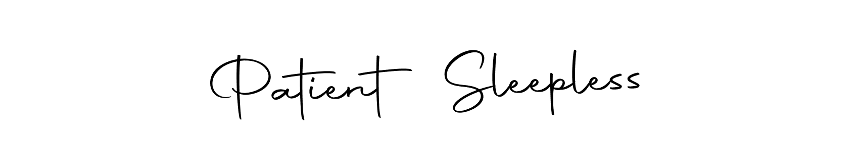Autography-DOLnW is a professional signature style that is perfect for those who want to add a touch of class to their signature. It is also a great choice for those who want to make their signature more unique. Get Patient Sleepless name to fancy signature for free. Patient Sleepless signature style 10 images and pictures png