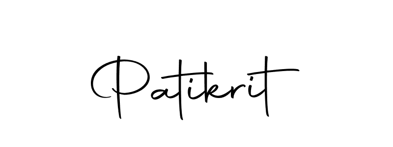 Make a beautiful signature design for name Patikrit. Use this online signature maker to create a handwritten signature for free. Patikrit signature style 10 images and pictures png