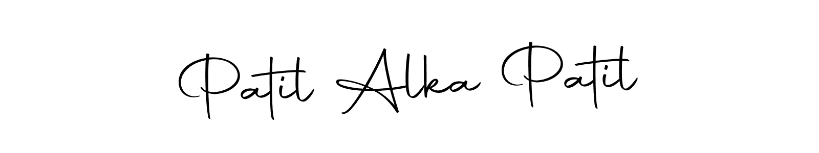 Make a beautiful signature design for name Patil Alka Patil. Use this online signature maker to create a handwritten signature for free. Patil Alka Patil signature style 10 images and pictures png