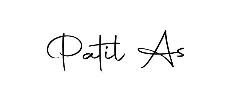 Patil As stylish signature style. Best Handwritten Sign (Autography-DOLnW) for my name. Handwritten Signature Collection Ideas for my name Patil As. Patil As signature style 10 images and pictures png