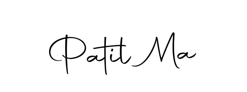 You can use this online signature creator to create a handwritten signature for the name Patil Ma. This is the best online autograph maker. Patil Ma signature style 10 images and pictures png