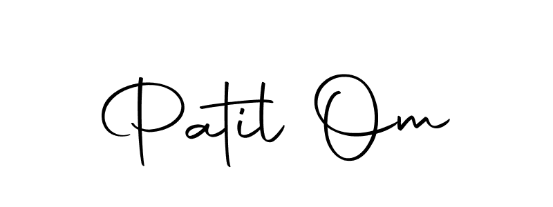 How to make Patil Om name signature. Use Autography-DOLnW style for creating short signs online. This is the latest handwritten sign. Patil Om signature style 10 images and pictures png