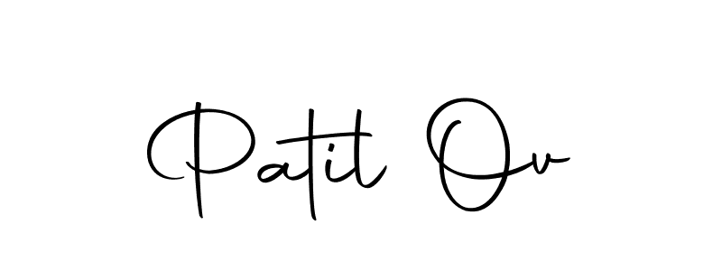 The best way (Autography-DOLnW) to make a short signature is to pick only two or three words in your name. The name Patil Ov include a total of six letters. For converting this name. Patil Ov signature style 10 images and pictures png