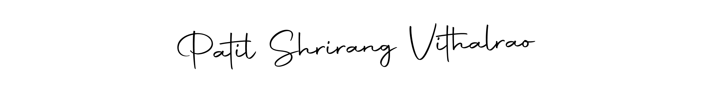 Make a beautiful signature design for name Patil Shrirang Vithalrao. Use this online signature maker to create a handwritten signature for free. Patil Shrirang Vithalrao signature style 10 images and pictures png