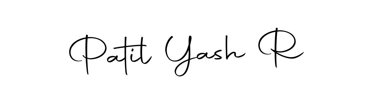 Patil Yash R stylish signature style. Best Handwritten Sign (Autography-DOLnW) for my name. Handwritten Signature Collection Ideas for my name Patil Yash R. Patil Yash R signature style 10 images and pictures png