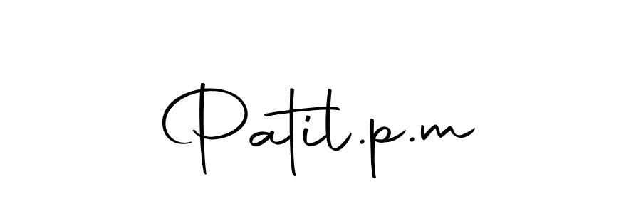 Similarly Autography-DOLnW is the best handwritten signature design. Signature creator online .You can use it as an online autograph creator for name Patil.p.m. Patil.p.m signature style 10 images and pictures png