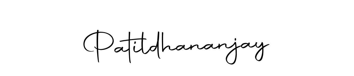 Make a beautiful signature design for name Patildhananjay. With this signature (Autography-DOLnW) style, you can create a handwritten signature for free. Patildhananjay signature style 10 images and pictures png