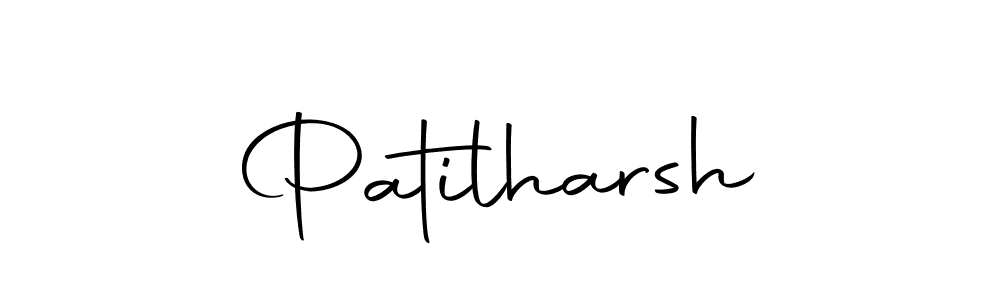 You should practise on your own different ways (Autography-DOLnW) to write your name (Patilharsh) in signature. don't let someone else do it for you. Patilharsh signature style 10 images and pictures png