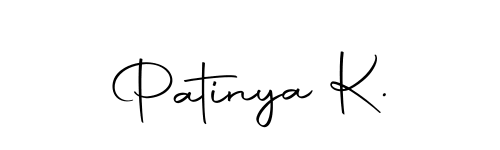 It looks lik you need a new signature style for name Patinya K.. Design unique handwritten (Autography-DOLnW) signature with our free signature maker in just a few clicks. Patinya K. signature style 10 images and pictures png