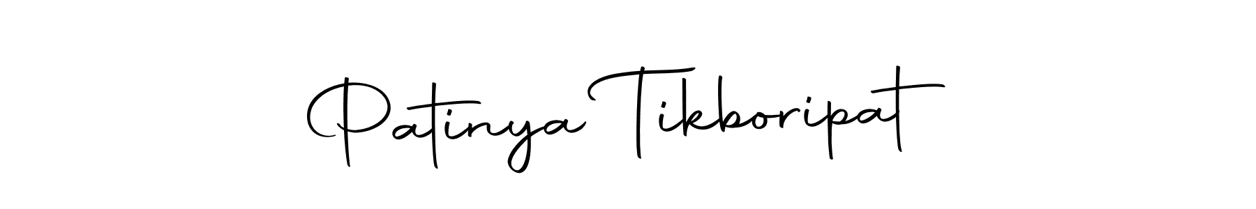 The best way (Autography-DOLnW) to make a short signature is to pick only two or three words in your name. The name Patinya Tikboripat include a total of six letters. For converting this name. Patinya Tikboripat signature style 10 images and pictures png