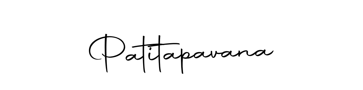 Use a signature maker to create a handwritten signature online. With this signature software, you can design (Autography-DOLnW) your own signature for name Patitapavana. Patitapavana signature style 10 images and pictures png