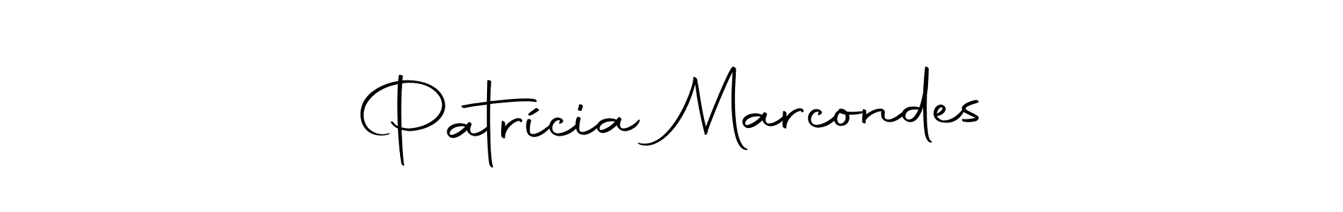 Create a beautiful signature design for name Patrícia Marcondes. With this signature (Autography-DOLnW) fonts, you can make a handwritten signature for free. Patrícia Marcondes signature style 10 images and pictures png