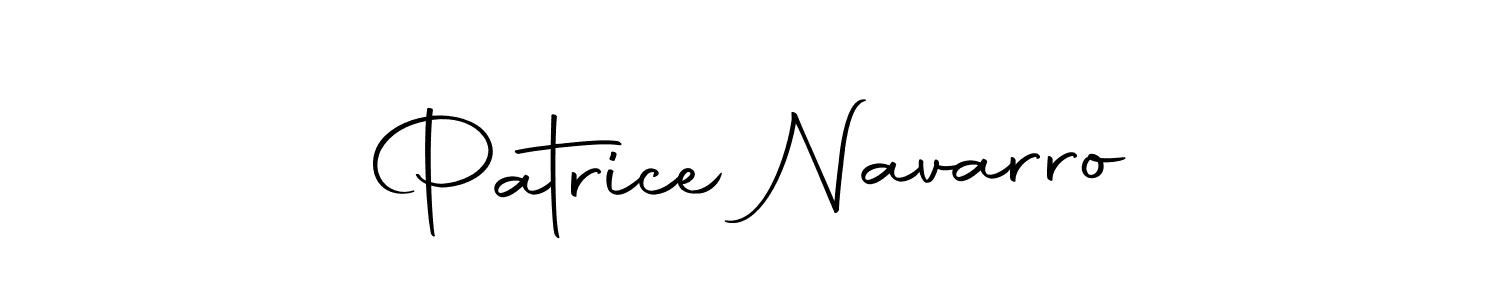Make a short Patrice Navarro signature style. Manage your documents anywhere anytime using Autography-DOLnW. Create and add eSignatures, submit forms, share and send files easily. Patrice Navarro signature style 10 images and pictures png