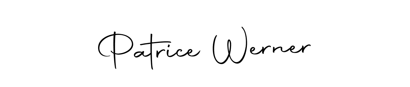 Make a beautiful signature design for name Patrice Werner. Use this online signature maker to create a handwritten signature for free. Patrice Werner signature style 10 images and pictures png