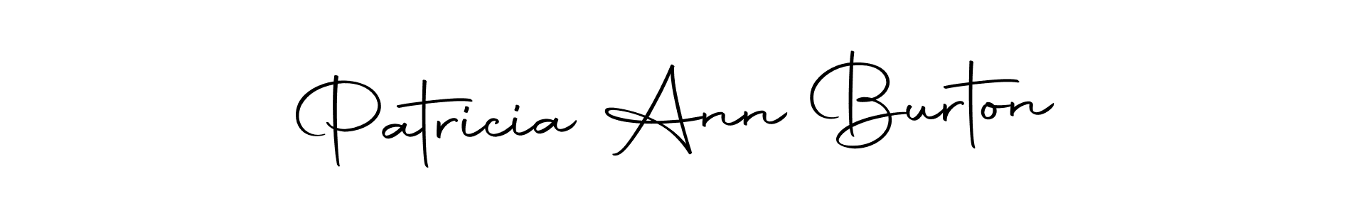 Use a signature maker to create a handwritten signature online. With this signature software, you can design (Autography-DOLnW) your own signature for name Patricia Ann Burton. Patricia Ann Burton signature style 10 images and pictures png