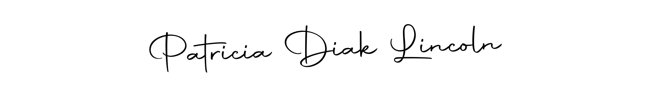 Make a short Patricia Diak Lincoln signature style. Manage your documents anywhere anytime using Autography-DOLnW. Create and add eSignatures, submit forms, share and send files easily. Patricia Diak Lincoln signature style 10 images and pictures png