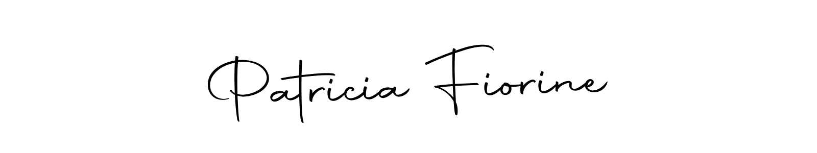 How to make Patricia Fiorine name signature. Use Autography-DOLnW style for creating short signs online. This is the latest handwritten sign. Patricia Fiorine signature style 10 images and pictures png