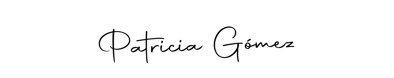 How to make Patricia Gómez signature? Autography-DOLnW is a professional autograph style. Create handwritten signature for Patricia Gómez name. Patricia Gómez signature style 10 images and pictures png