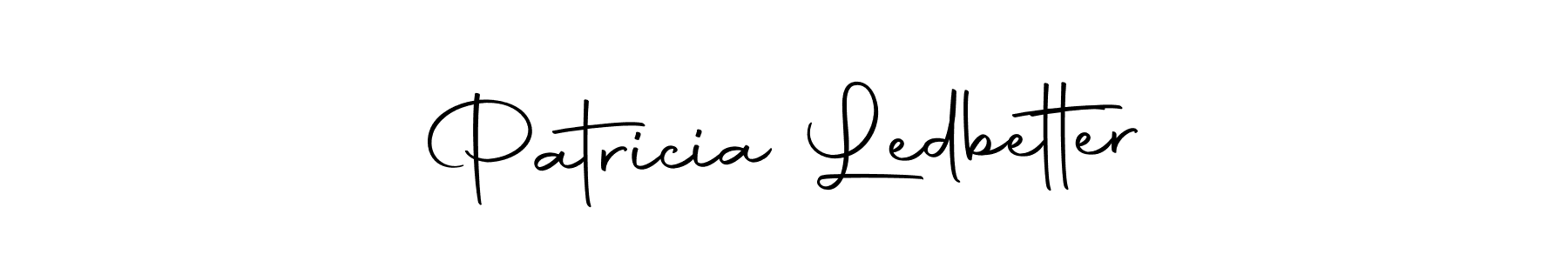 Use a signature maker to create a handwritten signature online. With this signature software, you can design (Autography-DOLnW) your own signature for name Patricia Ledbetter. Patricia Ledbetter signature style 10 images and pictures png