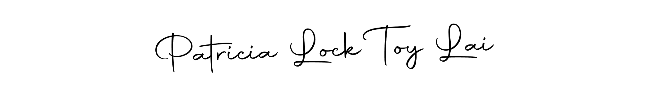 Create a beautiful signature design for name Patricia Lock Toy Lai. With this signature (Autography-DOLnW) fonts, you can make a handwritten signature for free. Patricia Lock Toy Lai signature style 10 images and pictures png