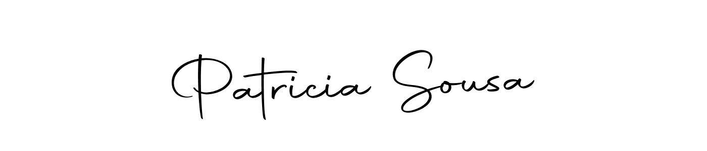 You should practise on your own different ways (Autography-DOLnW) to write your name (Patricia Sousa) in signature. don't let someone else do it for you. Patricia Sousa signature style 10 images and pictures png