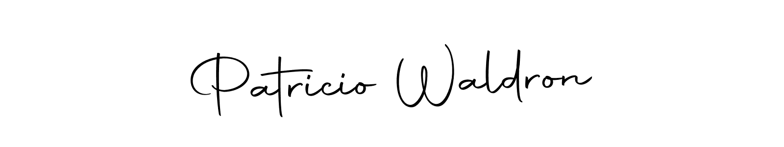 Best and Professional Signature Style for Patricio Waldron. Autography-DOLnW Best Signature Style Collection. Patricio Waldron signature style 10 images and pictures png