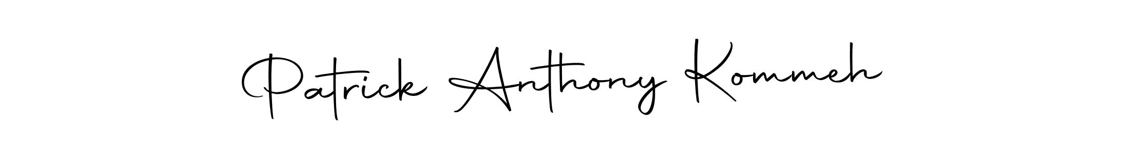 You can use this online signature creator to create a handwritten signature for the name Patrick Anthony Kommeh. This is the best online autograph maker. Patrick Anthony Kommeh signature style 10 images and pictures png