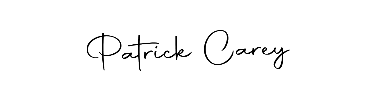 Make a beautiful signature design for name Patrick Carey. Use this online signature maker to create a handwritten signature for free. Patrick Carey signature style 10 images and pictures png