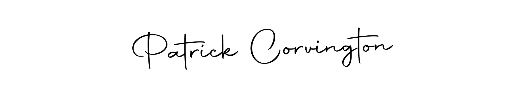 Similarly Autography-DOLnW is the best handwritten signature design. Signature creator online .You can use it as an online autograph creator for name Patrick Corvington. Patrick Corvington signature style 10 images and pictures png