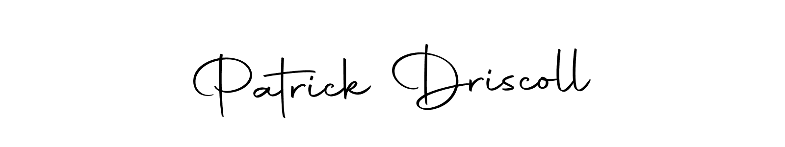 Design your own signature with our free online signature maker. With this signature software, you can create a handwritten (Autography-DOLnW) signature for name Patrick Driscoll. Patrick Driscoll signature style 10 images and pictures png