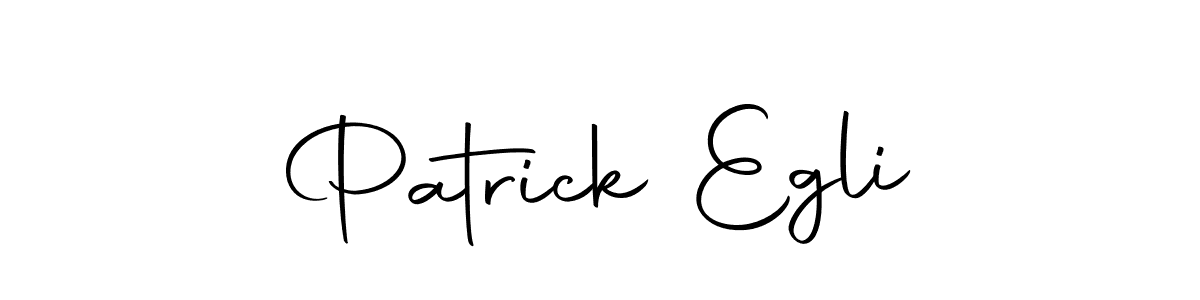 How to make Patrick Egli name signature. Use Autography-DOLnW style for creating short signs online. This is the latest handwritten sign. Patrick Egli signature style 10 images and pictures png