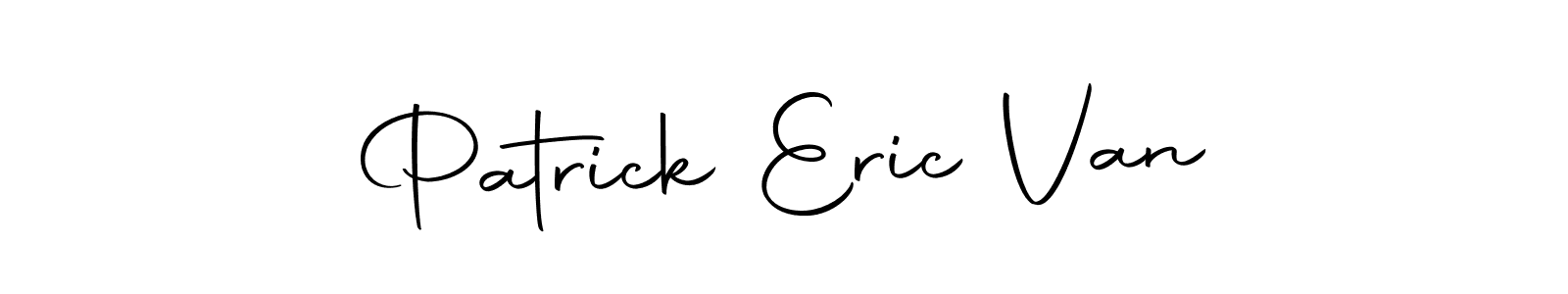 Create a beautiful signature design for name Patrick Eric Van. With this signature (Autography-DOLnW) fonts, you can make a handwritten signature for free. Patrick Eric Van signature style 10 images and pictures png