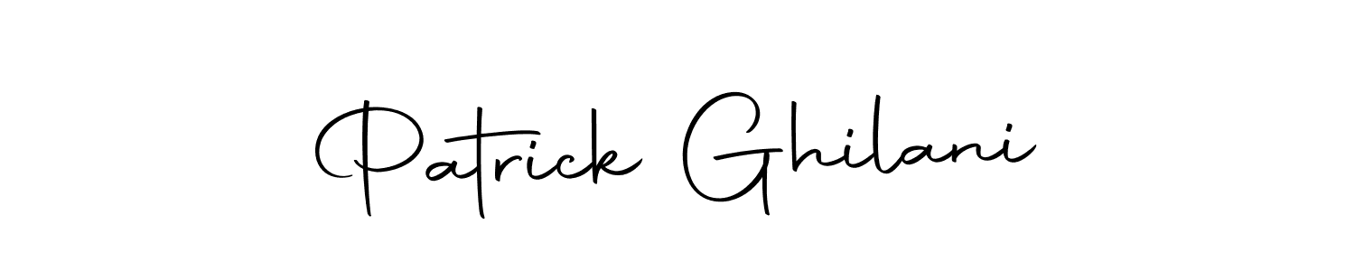 if you are searching for the best signature style for your name Patrick Ghilani. so please give up your signature search. here we have designed multiple signature styles  using Autography-DOLnW. Patrick Ghilani signature style 10 images and pictures png