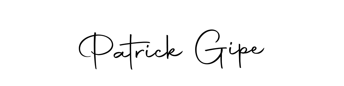 Make a short Patrick Gipe signature style. Manage your documents anywhere anytime using Autography-DOLnW. Create and add eSignatures, submit forms, share and send files easily. Patrick Gipe signature style 10 images and pictures png