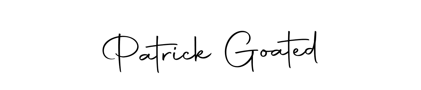 The best way (Autography-DOLnW) to make a short signature is to pick only two or three words in your name. The name Patrick Goated include a total of six letters. For converting this name. Patrick Goated signature style 10 images and pictures png