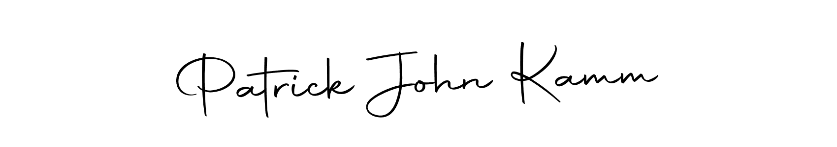 Also we have Patrick John Kamm name is the best signature style. Create professional handwritten signature collection using Autography-DOLnW autograph style. Patrick John Kamm signature style 10 images and pictures png