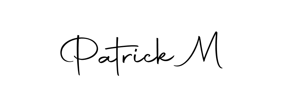 Similarly Autography-DOLnW is the best handwritten signature design. Signature creator online .You can use it as an online autograph creator for name Patrick M. Patrick M signature style 10 images and pictures png