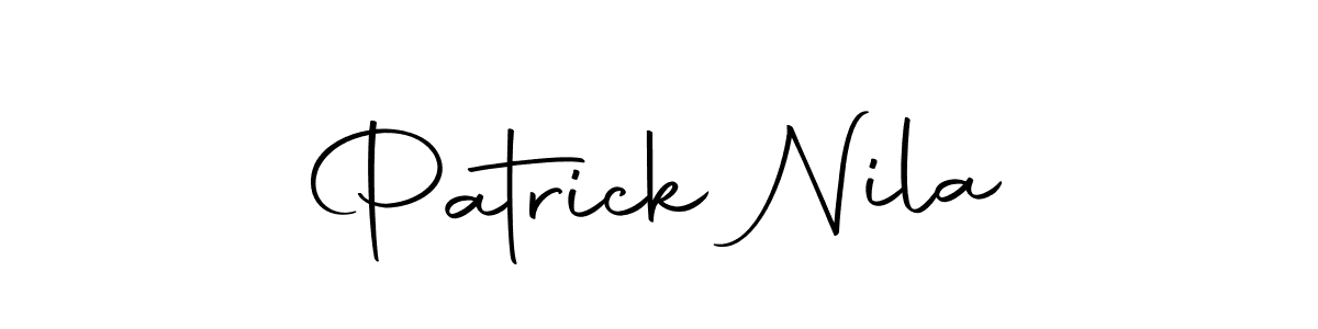 Make a beautiful signature design for name Patrick Nila. Use this online signature maker to create a handwritten signature for free. Patrick Nila signature style 10 images and pictures png