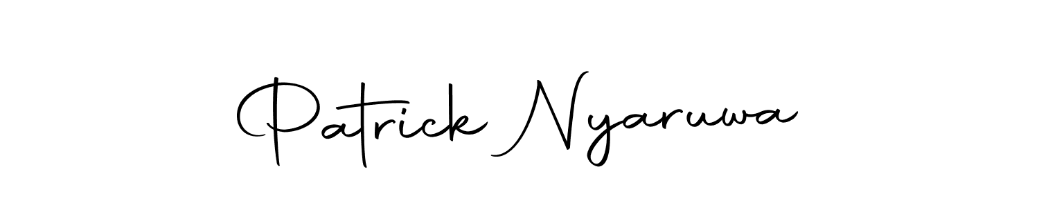 You can use this online signature creator to create a handwritten signature for the name Patrick Nyaruwa. This is the best online autograph maker. Patrick Nyaruwa signature style 10 images and pictures png