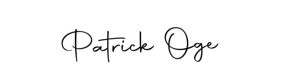 Create a beautiful signature design for name Patrick Oge. With this signature (Autography-DOLnW) fonts, you can make a handwritten signature for free. Patrick Oge signature style 10 images and pictures png